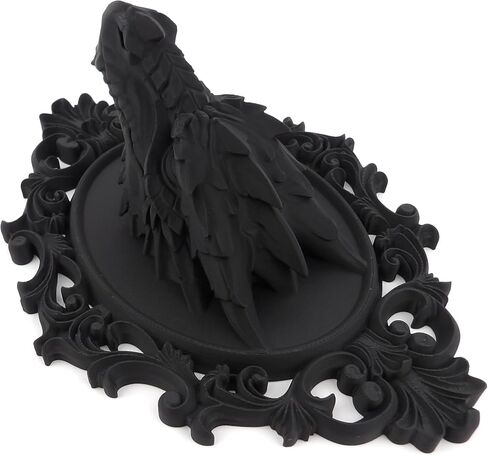 Raven Crest Studio 3D Printed Dragon Head Wall Plaque, Gothic Baroque Fantasy Decor Sculpture in Kuwait