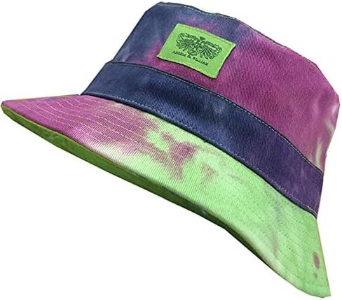 Unisex 100% Cotton Packable Reversible Tie Dye Bucket Sun Hat in Saudi Arabia