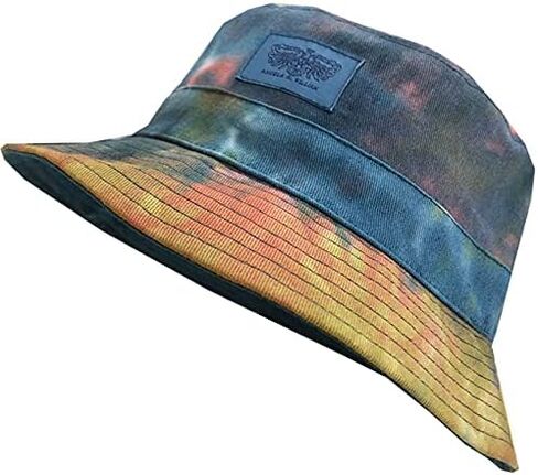 Unisex 100% Cotton Packable Reversible Tie Dye Bucket Sun Hat in Saudi Arabia