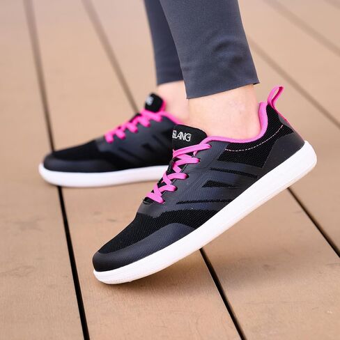 Stasslang Women's Barefoot Shoes Wide Toe Box Minimalist | Zero Drop Barefoot Shoes, Breathable Upper & Non Slip Sole Enables Natural Foot Motion for Hiking Gym & Daily City Walks in Kuwait