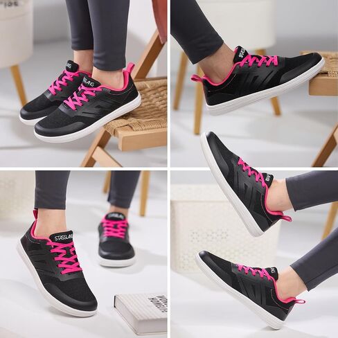 Stasslang Women's Barefoot Shoes Wide Toe Box Minimalist | Zero Drop Barefoot Shoes, Breathable Upper & Non Slip Sole Enables Natural Foot Motion for Hiking Gym & Daily City Walks in Kuwait