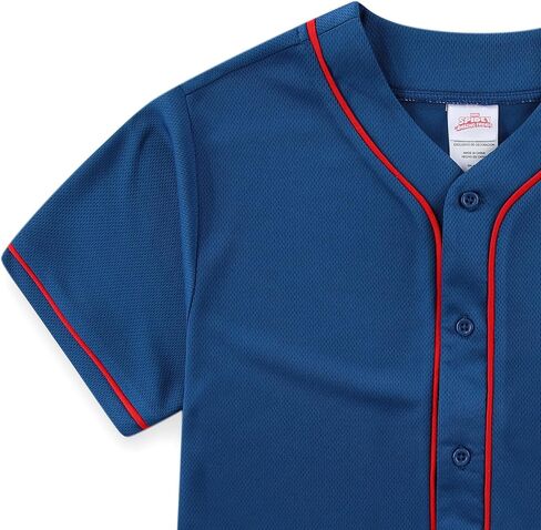 Marvel Spider-Man Boys Baseball Jersey Button Down Shirt for Toddler and Big Kids in Kuwait