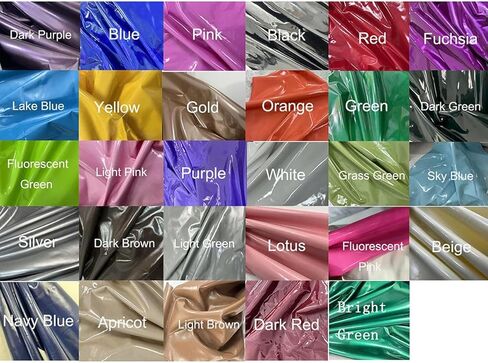 PVC Leather Unitard Jumpsuit Wetlook Puff Long Sleeves Patchwork Pencil Pants in Kuwait