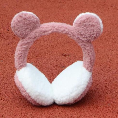 BESPORTBLE Plush Ear Warmer Earmuffs Winter Ear Cover for Outdoor Cold Weather Accessories Pink in Kuwait
