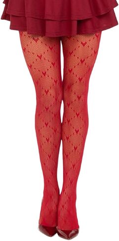 NUFIWI Women Lace Sheer Tights High Waist Floral Lace Fishnet Pantyhose Stockings Y2k See Through Going Out Tights in Kuwait