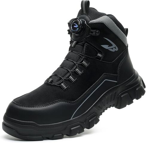 Steel Toe Safety Work Shoes for Men & Women Safety Boot | Lightweight,comfortable,industrial & construction,slip-resistant outsole,breathable upper,puncture resistant plate in Kuwait