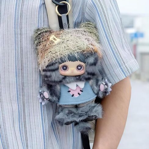 MayMei Kitten Academy Series Plush Keychain Blind Box 1Pcs (1 of 7 Possible Styles) Cute Maymei Bag Charms for Women's Handbags – Kawaii Plush Backpack Keyring Accessories Key Chain in Saudi Arabia