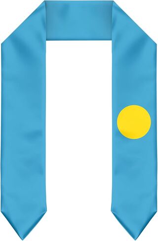 Palau Flag Graduation Stole Sash for Study Aboard International Students Abroad Adult Unisex in Saudi Arabia
