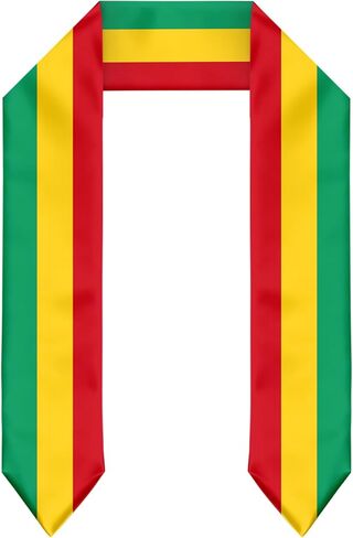 Guinea Flag Graduation Stole Graduation Sash Scarf for International Student Abroad Adult Unisex in Saudi Arabia