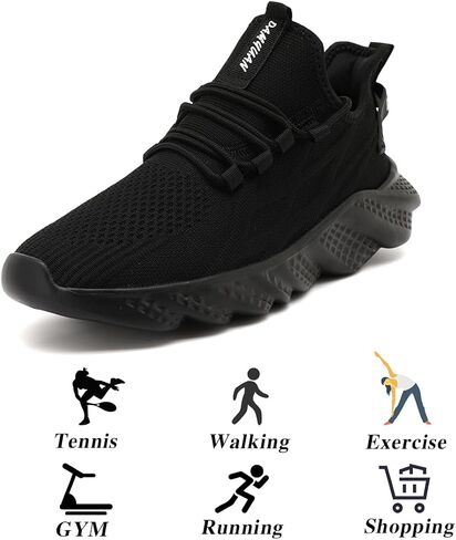 Women Walking Shoes Running Sneakers Tennis Slip on Work Non Slip Workout Gym Sports Athletic Lightweight Breathable Casual Fashion in Saudi Arabia