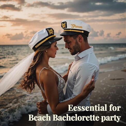 Hosrnovo Groom Captain Hat, Fashion Style Groom Hats for Bachelor Party Accessory and Wedding Costume Funny Gift for Groom to be Honeymoon and Engagement in Kuwait