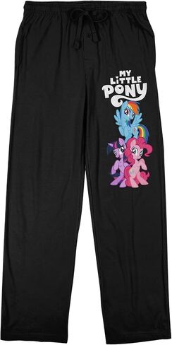 My Little Pony Friendship is Magic Rainbow Dash & Princess Cadence Men's Black Sleep Pajama Pants in Kuwait