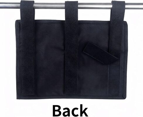 Hanging Bedside Caddy, Bedside Organizer Bunk Bed Storage Bag Hanging Pocket for Camp Dorms & Hospital Bed Rails More (Black 4 Pockets) in Saudi Arabia