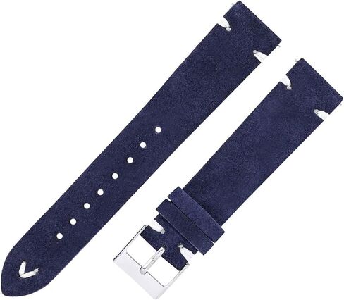 MJMT06 Suede Leather Watch Bands Handmade For Men Women 18mm 20mm Multicolor Leather Watch Straps Suede in Kuwait