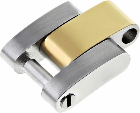 Ewatchparts 10MM LINK FOR LADY OYSTER WATCH BAND 26MM COMPATIBLE WITH ROLEX DATE DATEJUST TWO TONE PLATED in Kuwait