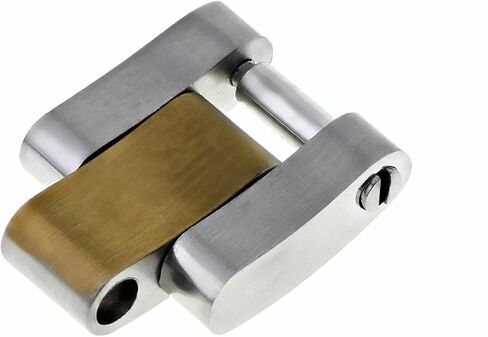 Ewatchparts 10MM LINK FOR LADY OYSTER WATCH BAND 26MM COMPATIBLE WITH ROLEX DATE DATEJUST TWO TONE PLATED in Kuwait