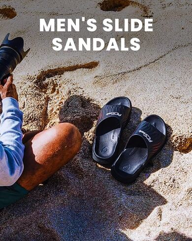 PCSsole High Arch Support Orthotic Sandals – Open Toe Recovery Slides with Deep Heel Cup & Metatarsal Pad – Shock Absorption Cushion & Non-Slip Rubber Sole for Plantar Fasciitis Comfort, Flat Feet & Heel Pain Relief in Saudi Arabia