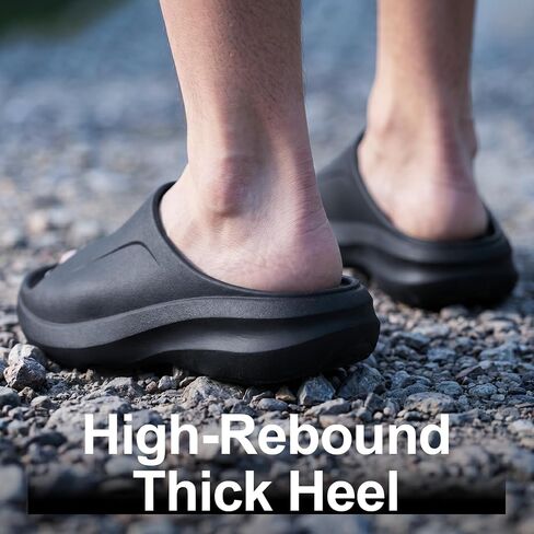 Recovery Slides for Men and Women - Max Comfort Orthotic Slippers for Plantar Fasciitis - Heel & Arch Support, Non-Slip Rubber Sole- Indoor/Outdoor House Shoes in Saudi Arabia