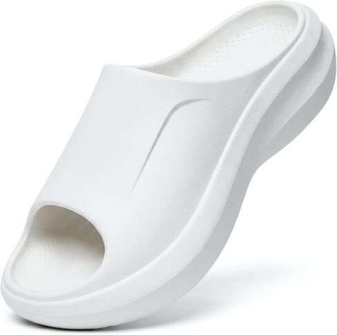 Recovery Slides for Men and Women - Max Comfort Orthotic Slippers for Plantar Fasciitis - Heel & Arch Support, Non-Slip Rubber Sole- Indoor/Outdoor House Shoes in Saudi Arabia