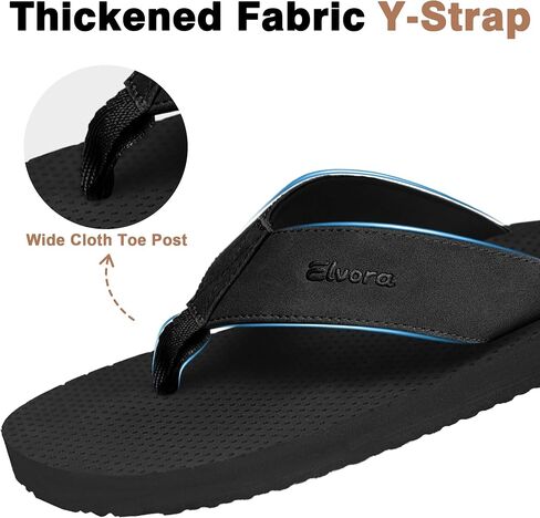 Men's Flip Flops with Arch Support - Quick-Dry Beach Sandals in Saudi Arabia
