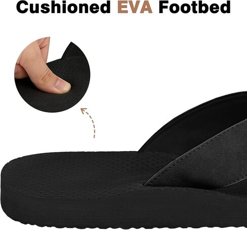 Men's Flip Flops with Arch Support - Quick-Dry Beach Sandals in Saudi Arabia