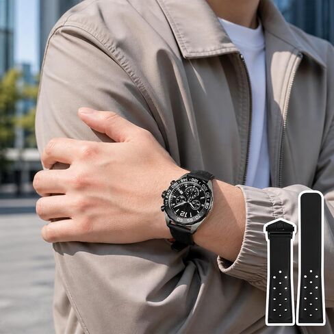 Replacement Strap 22mm for Tag Heuer Formula 1 Breathable Silicone Watchband Folding Buckle Watch Strap for TAG Heuer F1 CAZ201 WAZ2113 CAZ1010 Series in Kuwait