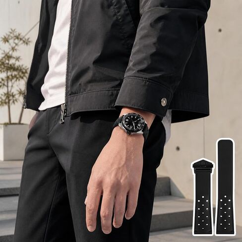 Replacement Strap 22mm for Tag Heuer Formula 1 Breathable Silicone Watchband Folding Buckle Watch Strap for TAG Heuer F1 CAZ201 WAZ2113 CAZ1010 Series in Kuwait