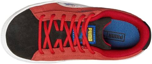 PUMA Kids Boys Suede Splash Graphic Lace Up Sneakers Shoes Casual - Red in Kuwait