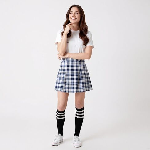 Pareberry Cotton Knee High Socks Triple Stripes Over the Calf Retro Athletic Tube Socks for Women Men and Youth in Saudi Arabia