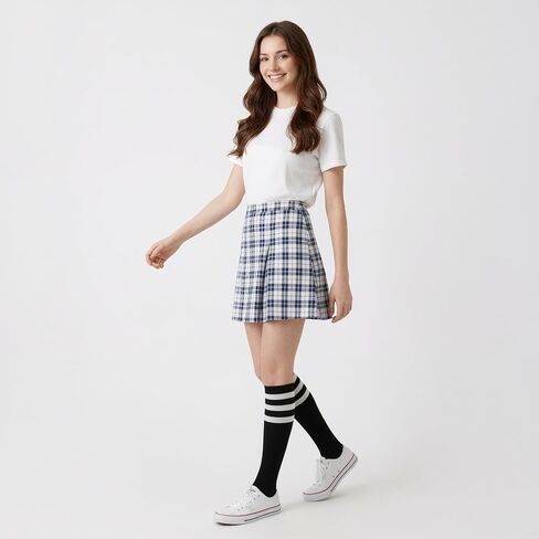 Pareberry Cotton Knee High Socks Triple Stripes Over the Calf Retro Athletic Tube Socks for Women Men and Youth in Saudi Arabia