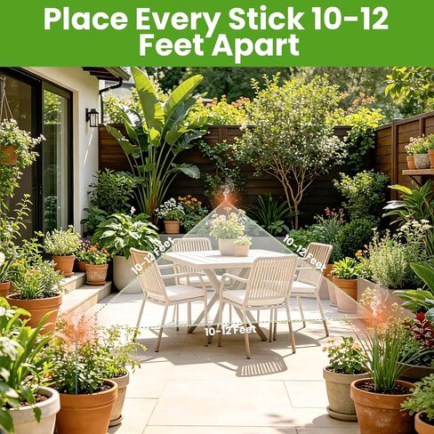 360 Pack Mosquito Incense Sticks for Outdoor Patio Backyard Indoors Camping Travel Yoga, DEET Free Mosquito Repellent Sticks Safe for Kids Pets, Long-Lasting 1-Hour Burn Time in Saudi Arabia