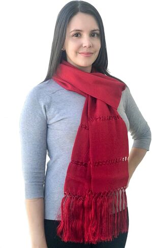 Mexican Handmade Fiesta Rebozo Shawl Large in Saudi Arabia