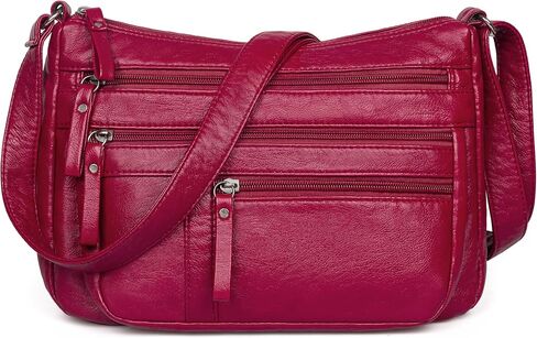 VOLGANIK ROCK Purses for Women Vegan Leather Purses Crossbody Bags Shoulder Bags for Travel with Multi Pockets Casual Bag in Saudi Arabia