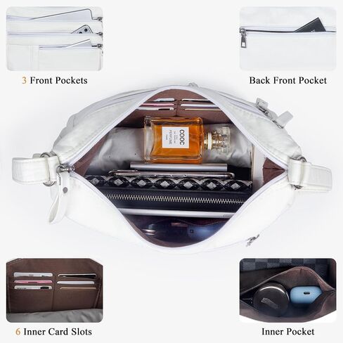 VOLGANIK ROCK Purses for Women Vegan Leather Purses Crossbody Bags Shoulder Bags for Travel with Multi Pockets Casual Bag in Saudi Arabia