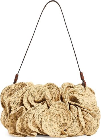 FARM Rio Women's Flower Raffia Shoulder Bag in Saudi Arabia