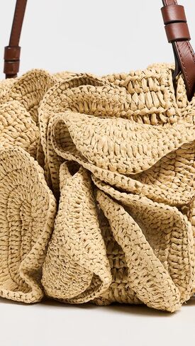 FARM Rio Women's Flower Raffia Shoulder Bag in Saudi Arabia