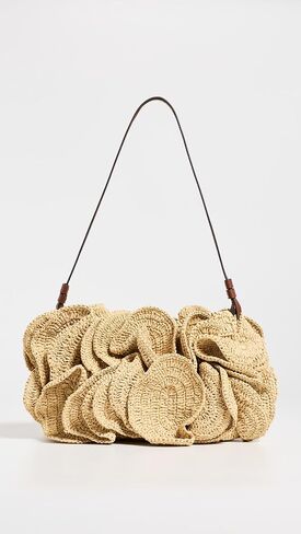 FARM Rio Women's Flower Raffia Shoulder Bag in Saudi Arabia