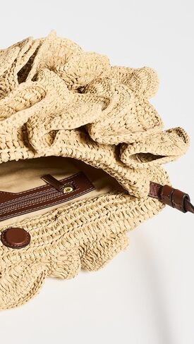 FARM Rio Women's Flower Raffia Shoulder Bag in Saudi Arabia