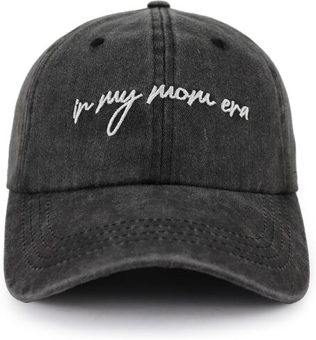 in My Mom Era Hats for Women, Adjustable Embroidered Mommin Mama Baseball Cap in Saudi Arabia
