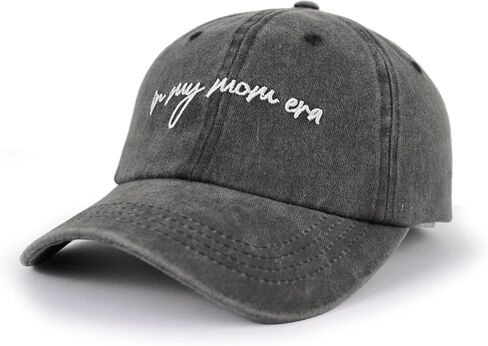 in My Mom Era Hats for Women, Adjustable Embroidered Mommin Mama Baseball Cap in Saudi Arabia