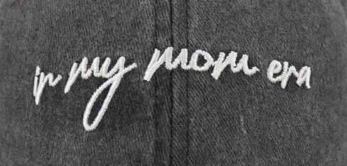 in My Mom Era Hats for Women, Adjustable Embroidered Mommin Mama Baseball Cap in Saudi Arabia