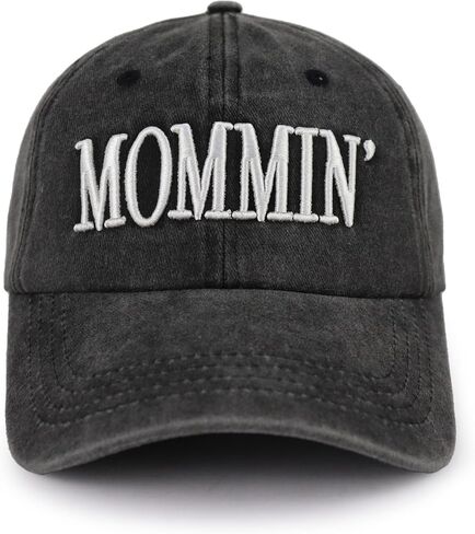 in My Mom Era Hats for Women, Adjustable Embroidered Mommin Mama Baseball Cap in Saudi Arabia