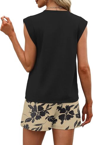 WIHOLL Two Piece Sets for Women Trendy Short Sets Beach Vacation Clothes Airport Travel Cruise Summer Outfits in Kuwait