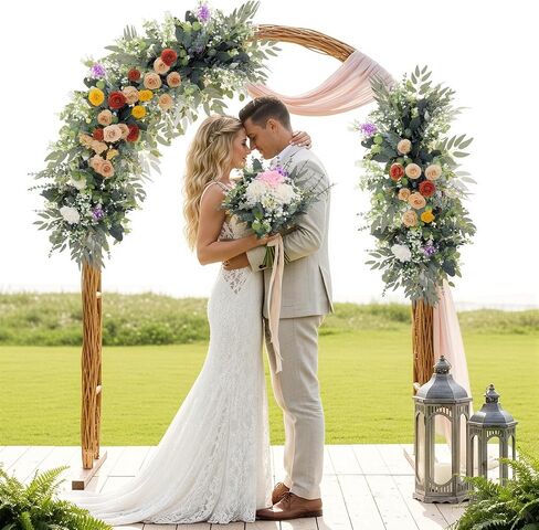 N&T NIETING 120Pcs Artificial Mixed Eucalyptus Stems Leaves Bulk, Faux Greenery Stems Branches with Baby Breath Silver Dollar Fake Eucalyptus Sprays for Wedding Decor Vase Bouquet Floral Arrangement in Saudi Arabia
