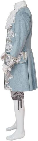 18th Century Medieval Men Victorian Rococo Baroque Elegant Suit | King Prince Court Suit, Luxurious Outfit，Halloween Wedding Costume,Men 1700s Costume in Saudi Arabia