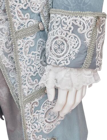 18th Century Medieval Men Victorian Rococo Baroque Elegant Suit | King Prince Court Suit, Luxurious Outfit，Halloween Wedding Costume,Men 1700s Costume in Saudi Arabia