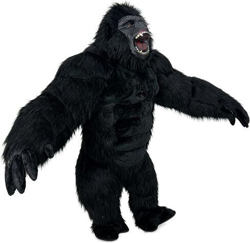 Inflatable Gorilla Costume for Adults, Blow Up King Kong Suit Independence Day Parade Mascot Halloween Ape in Kuwait