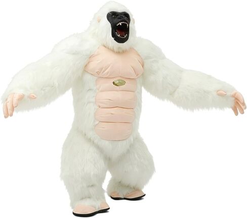 Inflatable Gorilla Costume for Adults, Blow Up King Kong Suit Independence Day Parade Mascot Halloween Ape in Kuwait