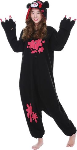 Penguin One Piece Unisex Sleepwear Adult Pajamas Cosplay Costumes Animal Hooded Jumpsuit in Kuwait
