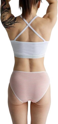 ORGANICKID Women's Organic Cotton Underwear Full Briefs Soft Breathable GOTs Certified Ladies Panties pack of 2 in Saudi Arabia